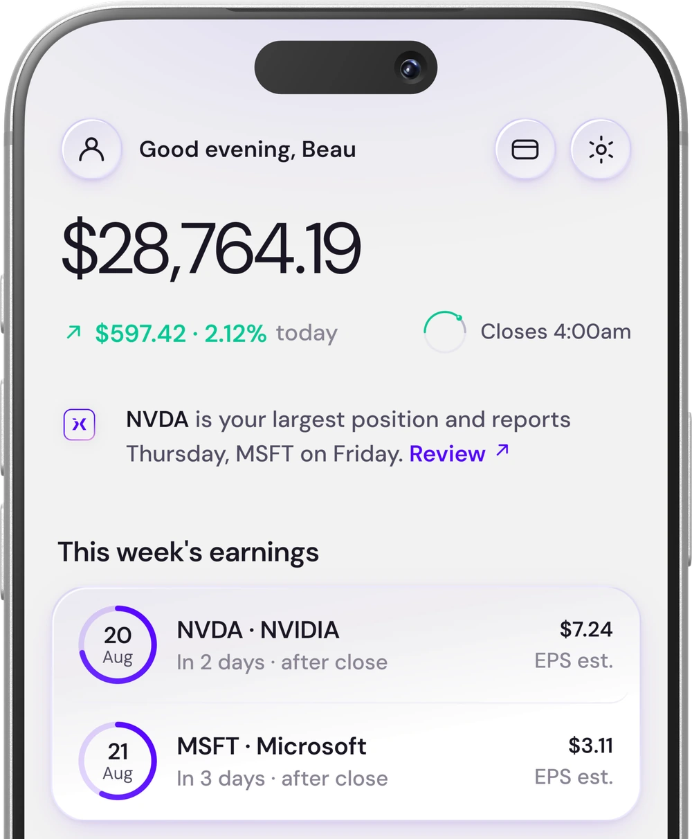 Home screen